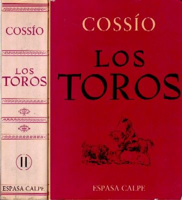 COSSIO. LOS TOROS. (2 TOMOS)