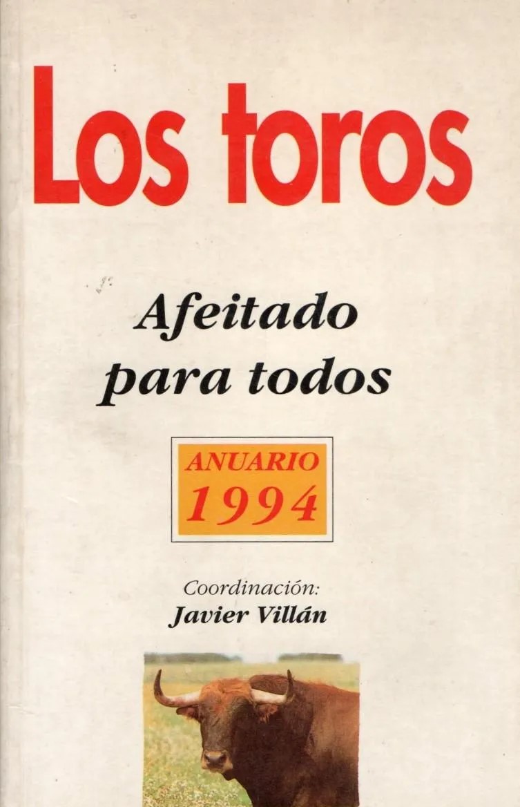 LOS TOROS AFEITADO PARA TODOS ANUARIO 1994