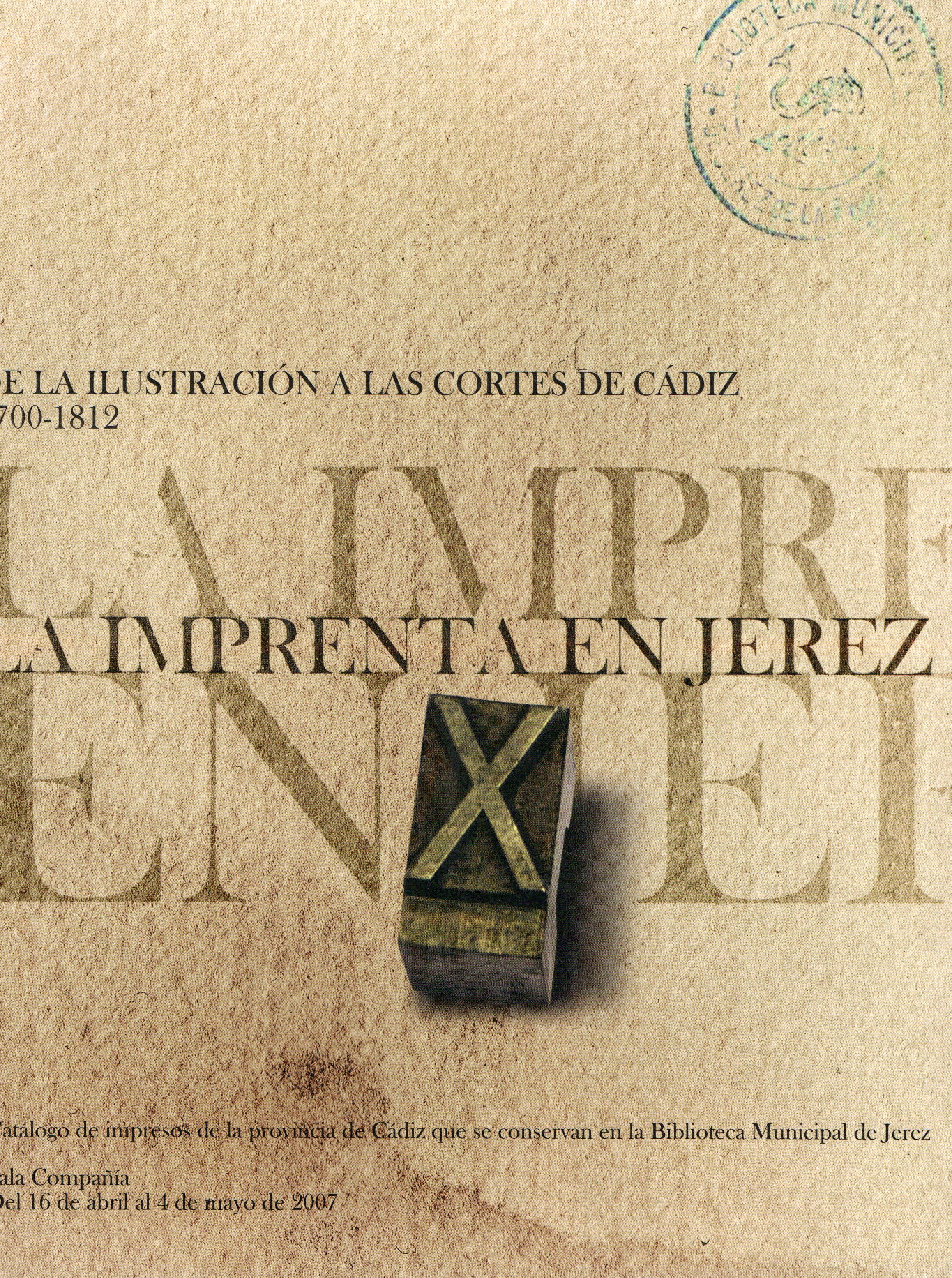 LA IMPRENTA EN JEREZ