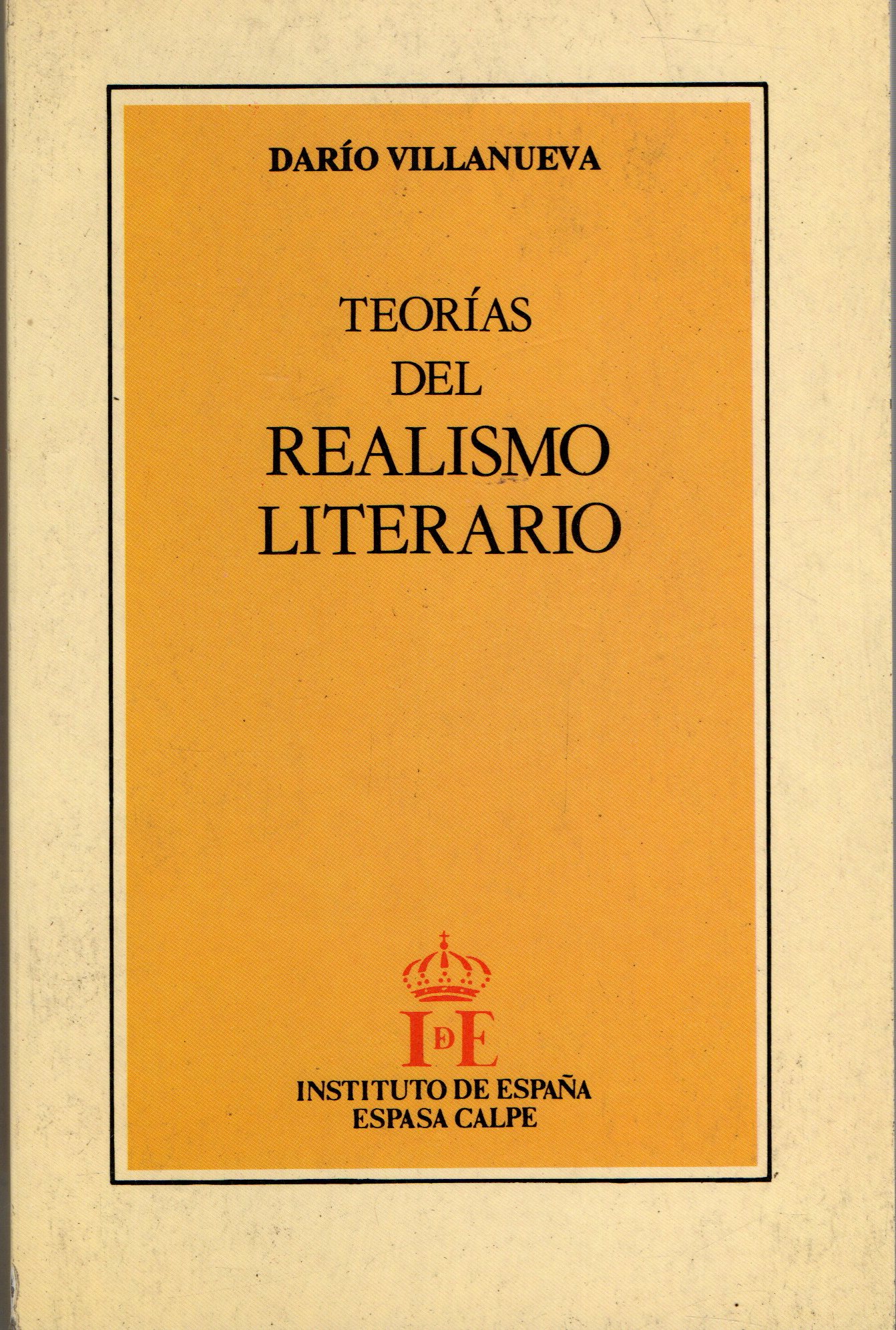 TEORIAS DEL REALISMO LITERARIO