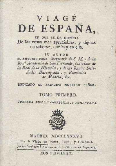 VIAGE DE ESPAÑA. TOMO I (Madrid, La Mancha…)