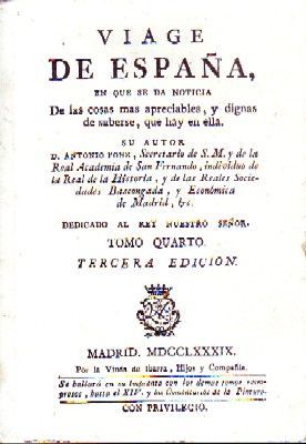 VIAGE DE ESPAÑA. TOMO IV (Valencia…)