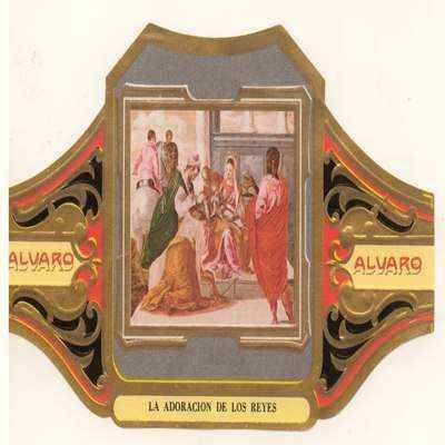 VITOLA FABRICA DE TABACOS ALVARO. LA ADORACION DE LOS REYES