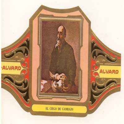 VITOLA FABRICA DE TABACOS ALVARO. EL CIEGO DE GAMBAZO